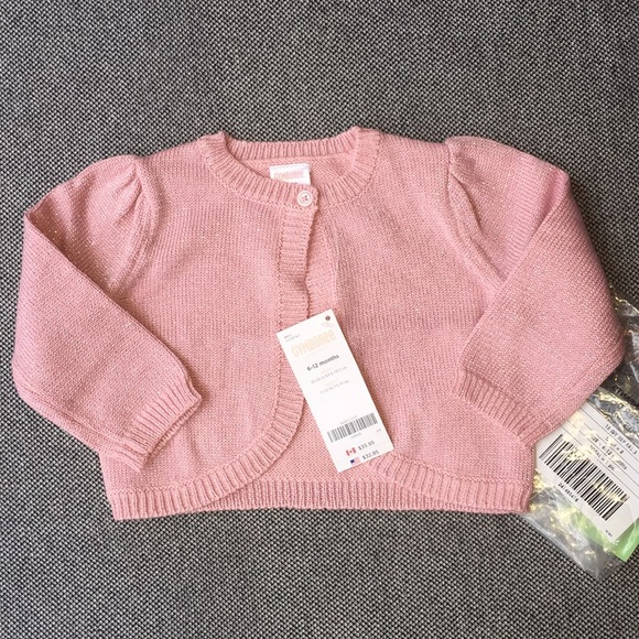 baby glitter cardigan
